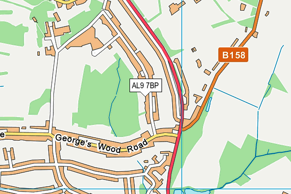 Map of BARNET RT LTD at district scale