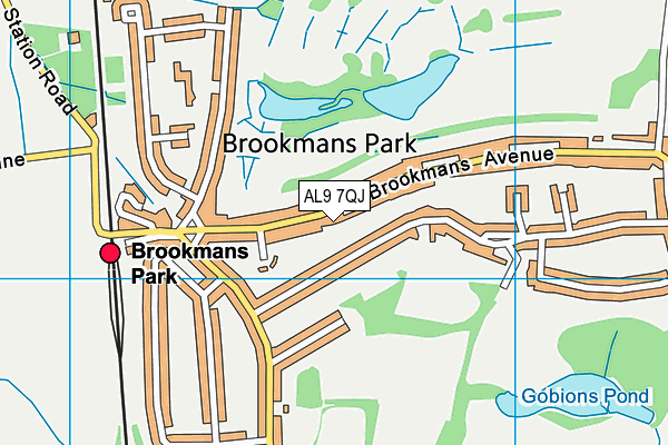Map of BROOKMANS DEVELOPMENTS LIMITED at district scale