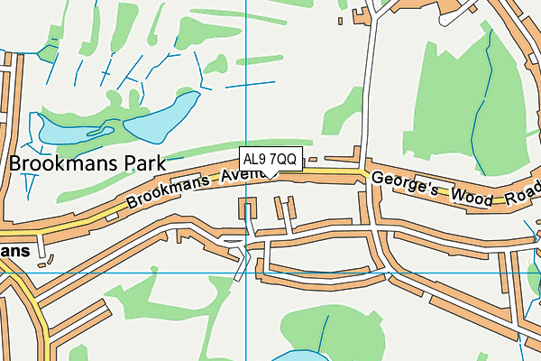 Map of BLAKES PROPERTIES LIMITED at district scale