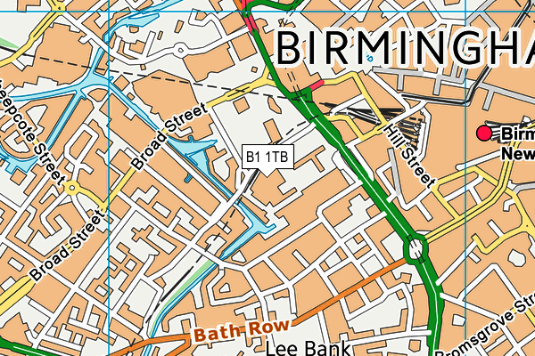 B1 1TB map - OS VectorMap District (Ordnance Survey)