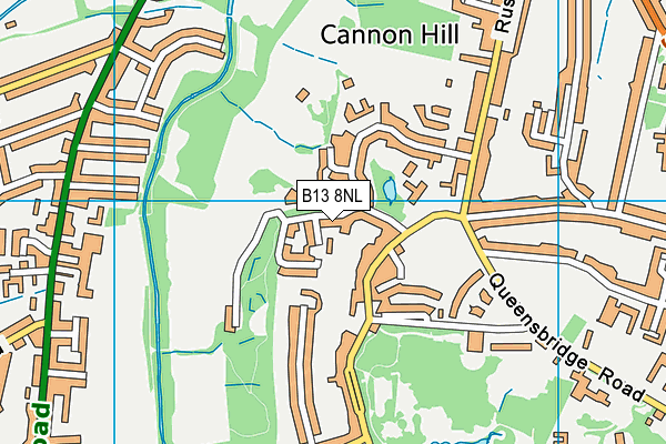 Holders Lane Complex map (B13 8NL) - OS VectorMap District (Ordnance Survey)