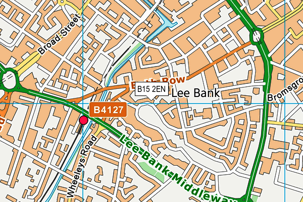 B15 2EN map - OS VectorMap District (Ordnance Survey)