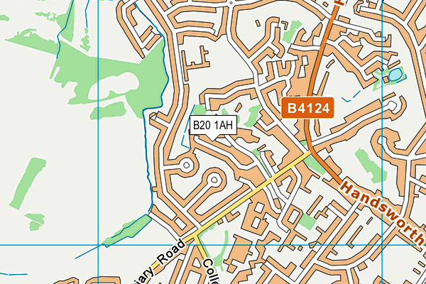 B20 1AH map - OS VectorMap District (Ordnance Survey)