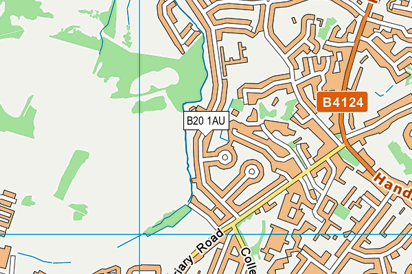 B20 1AU map - OS VectorMap District (Ordnance Survey)