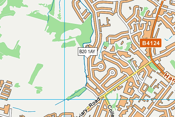 B20 1AY map - OS VectorMap District (Ordnance Survey)