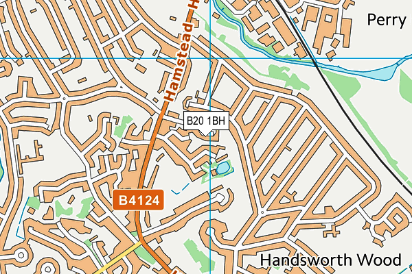 B20 1BH map - OS VectorMap District (Ordnance Survey)