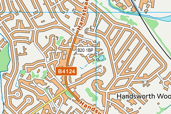 B20 1BP map - OS VectorMap District (Ordnance Survey)