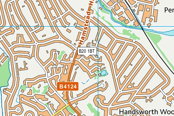 B20 1BT map - OS VectorMap District (Ordnance Survey)