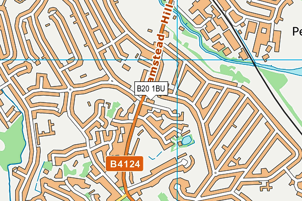 B20 1BU map - OS VectorMap District (Ordnance Survey)