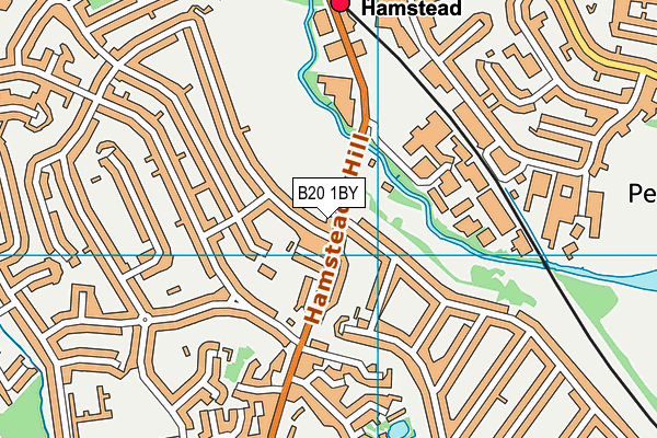 B20 1BY map - OS VectorMap District (Ordnance Survey)