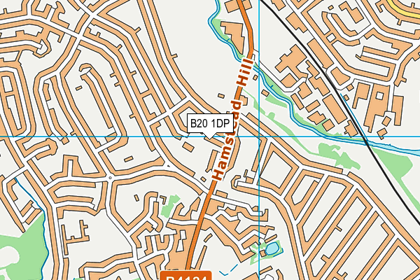 B20 1DP map - OS VectorMap District (Ordnance Survey)