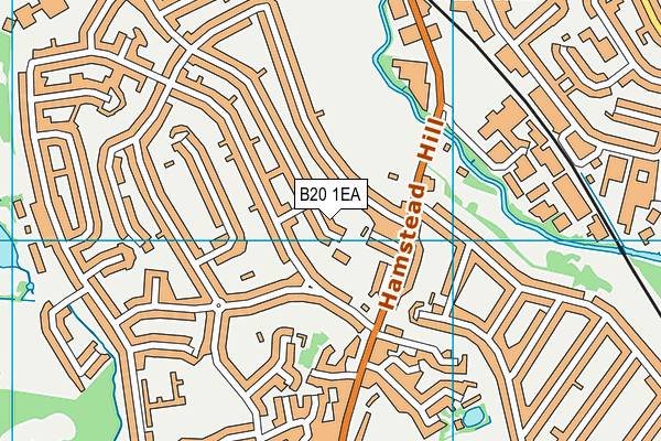 B20 1EA map - OS VectorMap District (Ordnance Survey)