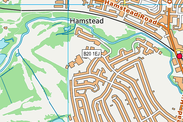 B20 1EJ map - OS VectorMap District (Ordnance Survey)