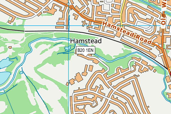 B20 1EN map - OS VectorMap District (Ordnance Survey)