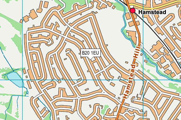 B20 1EU map - OS VectorMap District (Ordnance Survey)