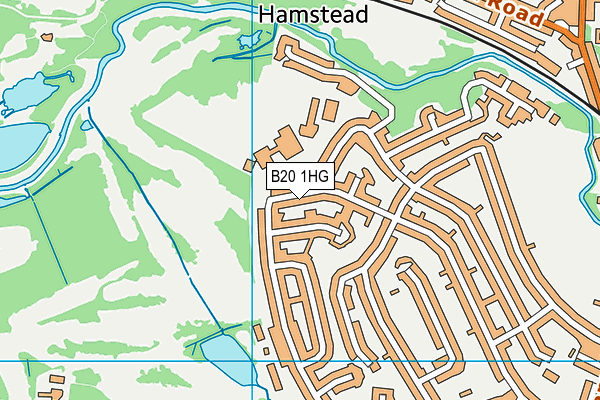 B20 1HG map - OS VectorMap District (Ordnance Survey)