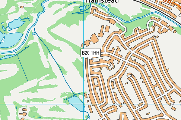 B20 1HH map - OS VectorMap District (Ordnance Survey)