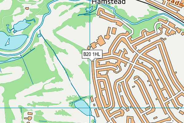 B20 1HL map - OS VectorMap District (Ordnance Survey)