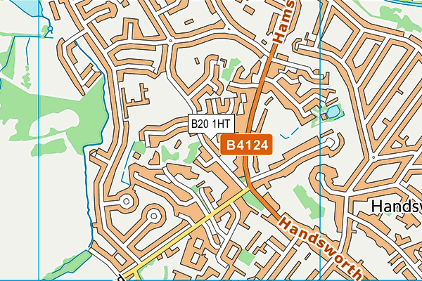 B20 1HT map - OS VectorMap District (Ordnance Survey)