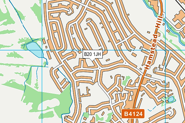 B20 1JH map - OS VectorMap District (Ordnance Survey)