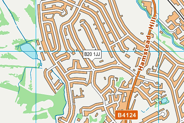 B20 1JJ map - OS VectorMap District (Ordnance Survey)