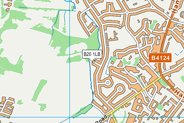B20 1LB map - OS VectorMap District (Ordnance Survey)