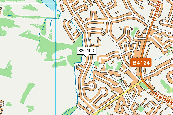 B20 1LD map - OS VectorMap District (Ordnance Survey)