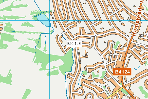 B20 1LE map - OS VectorMap District (Ordnance Survey)