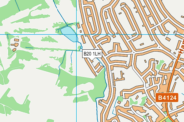 B20 1LH map - OS VectorMap District (Ordnance Survey)