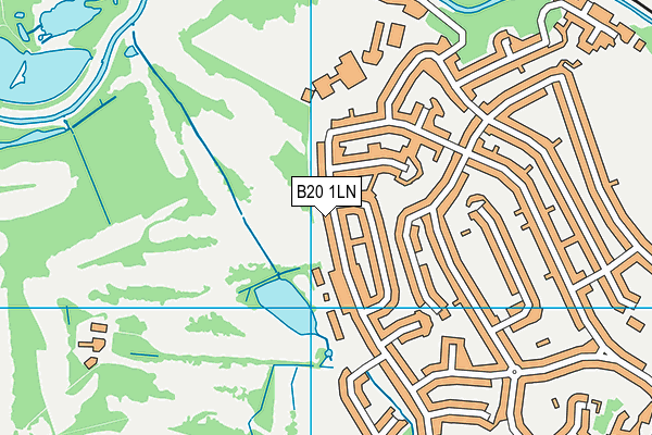 B20 1LN map - OS VectorMap District (Ordnance Survey)