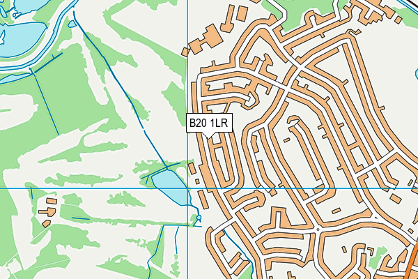 B20 1LR map - OS VectorMap District (Ordnance Survey)