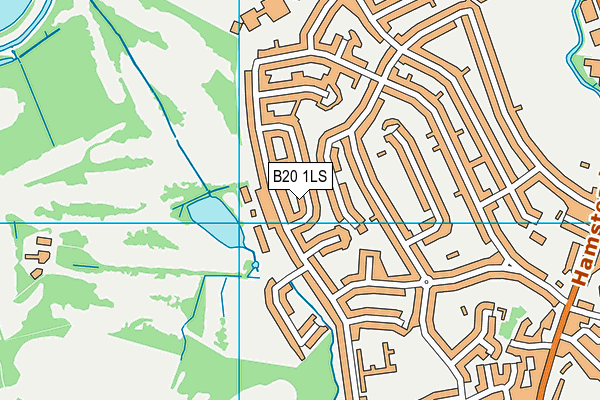 B20 1LS map - OS VectorMap District (Ordnance Survey)