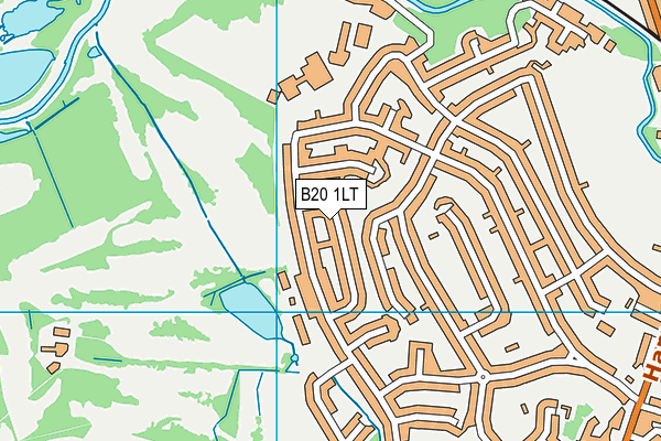 B20 1LT map - OS VectorMap District (Ordnance Survey)