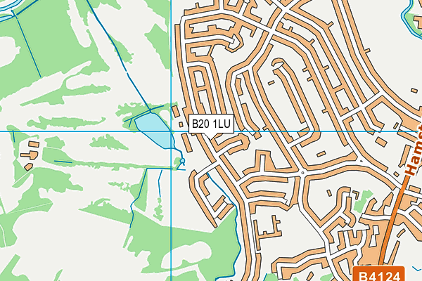 B20 1LU map - OS VectorMap District (Ordnance Survey)