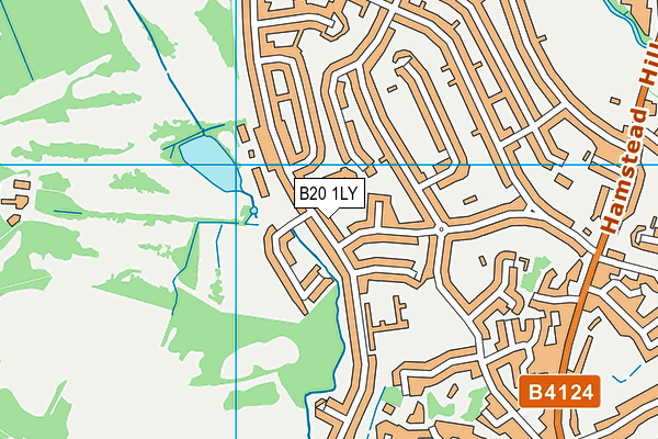 B20 1LY map - OS VectorMap District (Ordnance Survey)