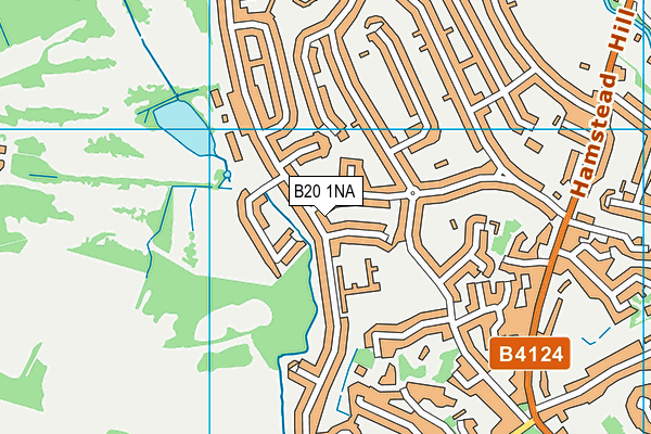 B20 1NA map - OS VectorMap District (Ordnance Survey)