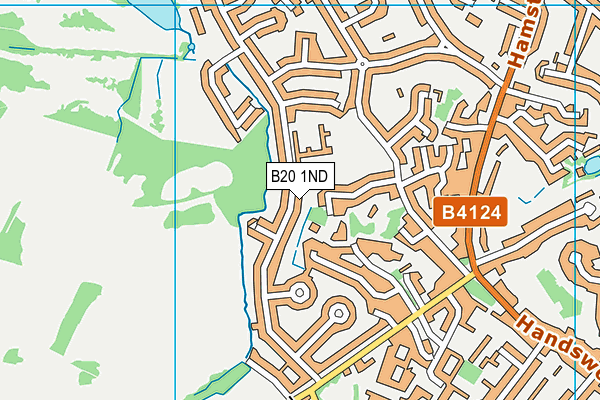 Grestone Academy map (B20 1ND) - OS VectorMap District (Ordnance Survey)