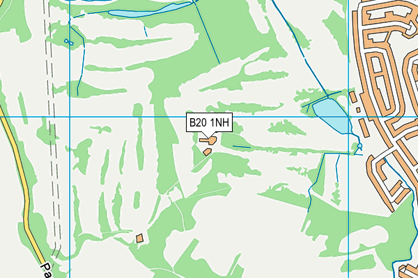 B20 1NH map - OS VectorMap District (Ordnance Survey)
