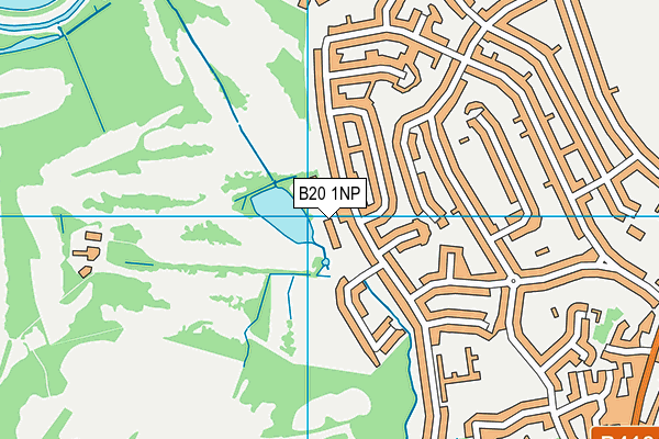 Handsworth Golf Club map (B20 1NP) - OS VectorMap District (Ordnance Survey)