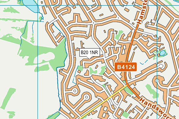 B20 1NR map - OS VectorMap District (Ordnance Survey)