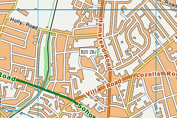 B20 2BJ map - OS VectorMap District (Ordnance Survey)