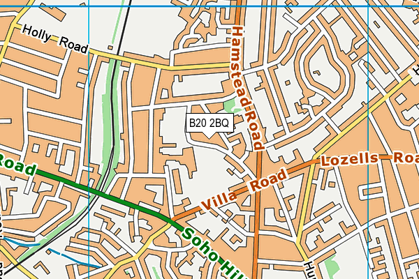 B20 2BQ map - OS VectorMap District (Ordnance Survey)