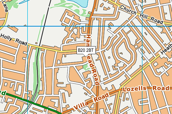 B20 2BT map - OS VectorMap District (Ordnance Survey)