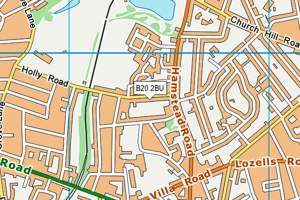 B20 2BU map - OS VectorMap District (Ordnance Survey)