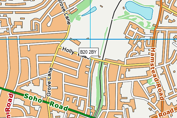 Handsworth Wellbeing Centre map (B20 2BY) - OS VectorMap District (Ordnance Survey)