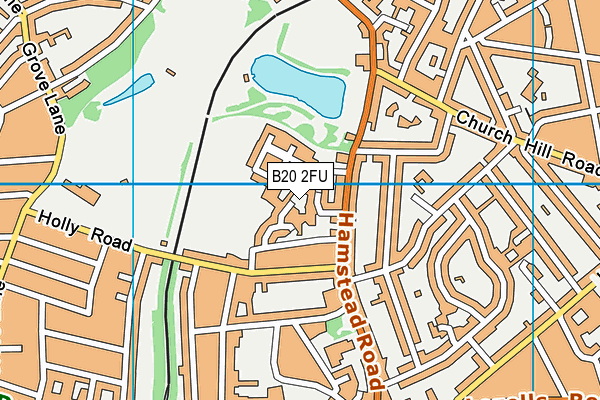 B20 2FU map - OS VectorMap District (Ordnance Survey)