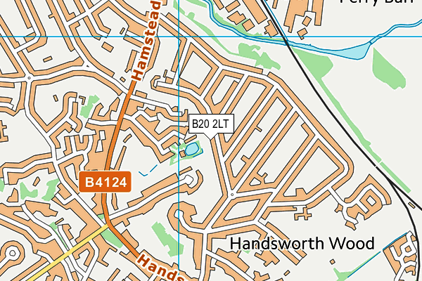 B20 2LT map - OS VectorMap District (Ordnance Survey)