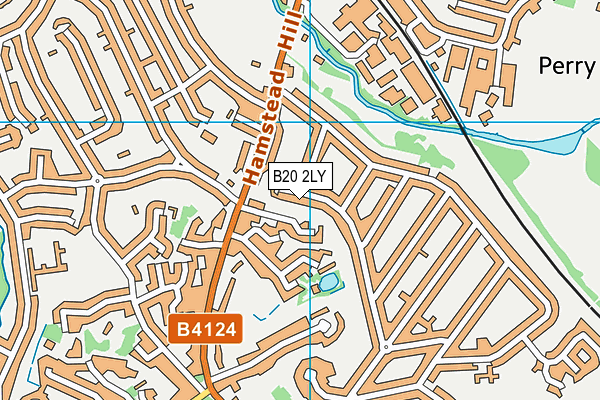 B20 2LY map - OS VectorMap District (Ordnance Survey)