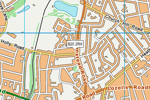 B20 2RH map - OS VectorMap District (Ordnance Survey)