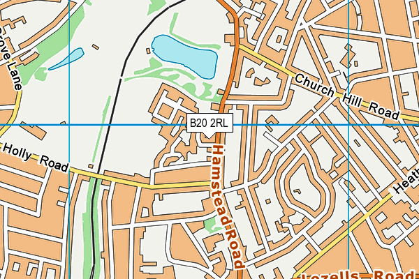 B20 2RL map - OS VectorMap District (Ordnance Survey)
